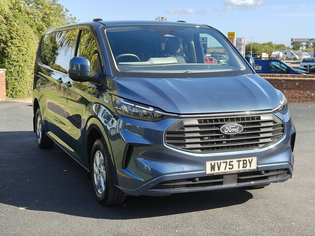 Ford Transit Custom 320 Ecoblue Limited Blue #4