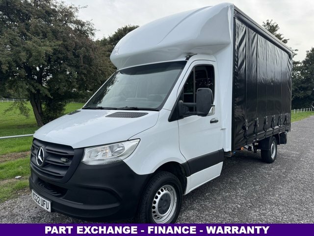 Mercedes-Benz Sprinter 2.0 315Cdi 3.5T. Lwb 4.2M. Curtainside Large Tail KS22UFU White