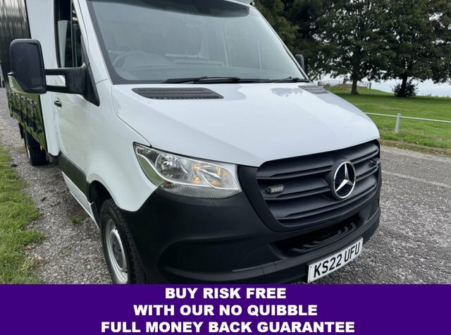 Mercedes-Benz Sprinter 2.0 315Cdi 3.5T. Lwb 4.2M. Curtainside Large Tail KS22UFU White #3