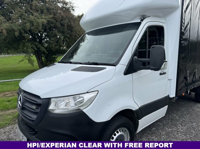 Mercedes-Benz Sprinter 2.0 315Cdi 3.5T. Lwb 4.2M. Curtainside Large Tail KS22UFU White #5