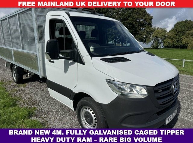 Mercedes-Benz Sprinter 2.0 315 Cdi 3.5T. Caged Tipper New Build Body Euro White