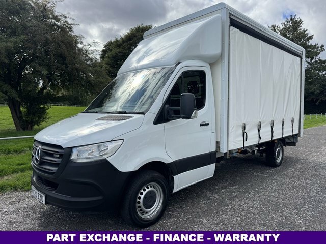 Mercedes-Benz Sprinter 2.1 316Cdi 3.5T. Lwb 4.2M Curtainside Tail Lift Eu White #2