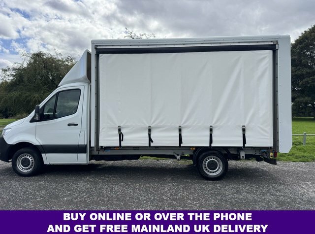 Mercedes-Benz Sprinter 2.1 316Cdi 3.5T. Lwb 4.2M Curtainside Tail Lift Eu White #6