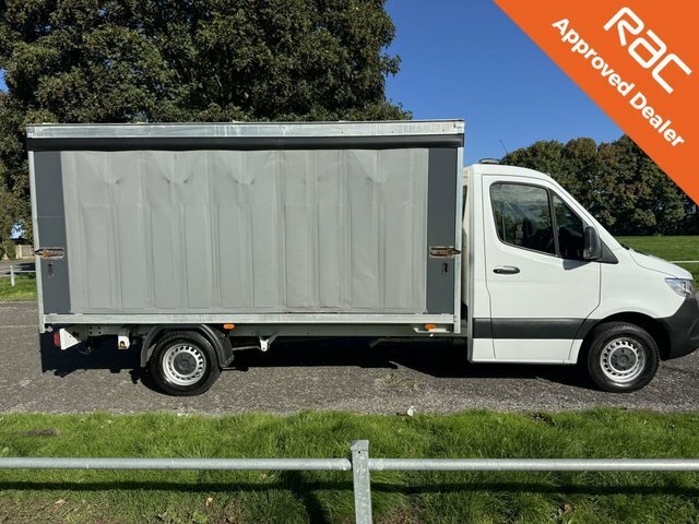 Mercedes-Benz Sprinter 2.0 315Cdi 3.5T. Slide Side Curtainside L3 Euro 6 White