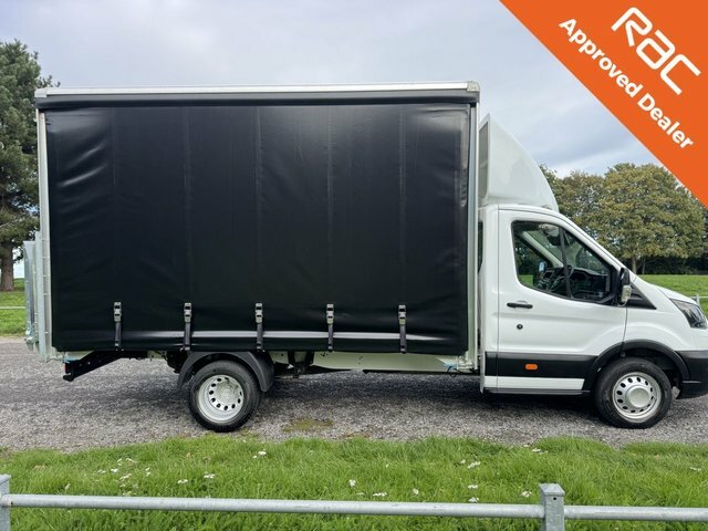 Ford Transit Custom 2.0 350 3.5T. 4.2M Curtainside X 2.4M Internal Hei White #3