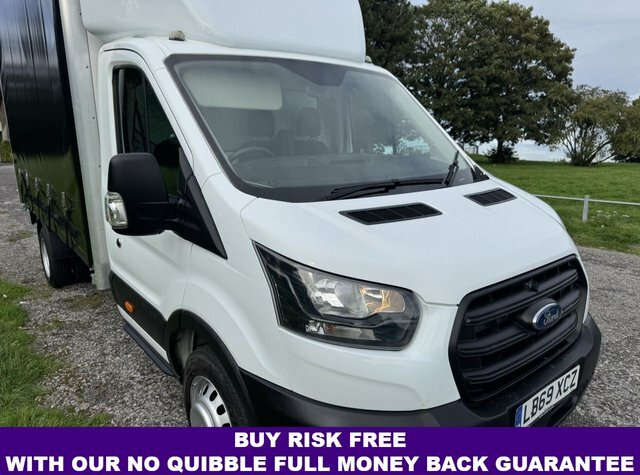 Ford Transit Custom 2.0 350 3.5T. 4.2M Curtainside X 2.4M Internal Hei White #4