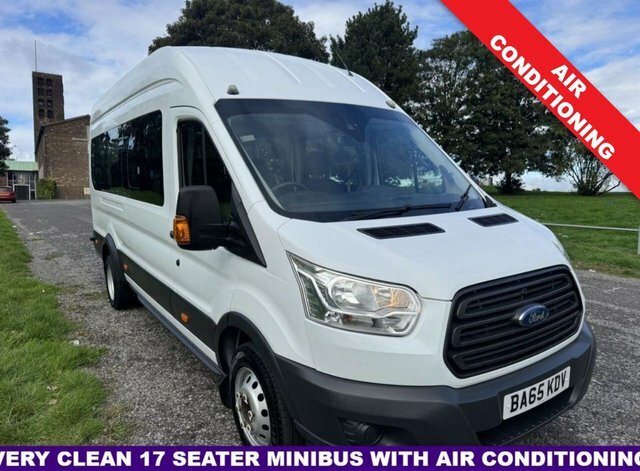 Ford Transit Custom 2.2Tdci 460 Trend 17 Seater Minibus L4 H3 Air Con White