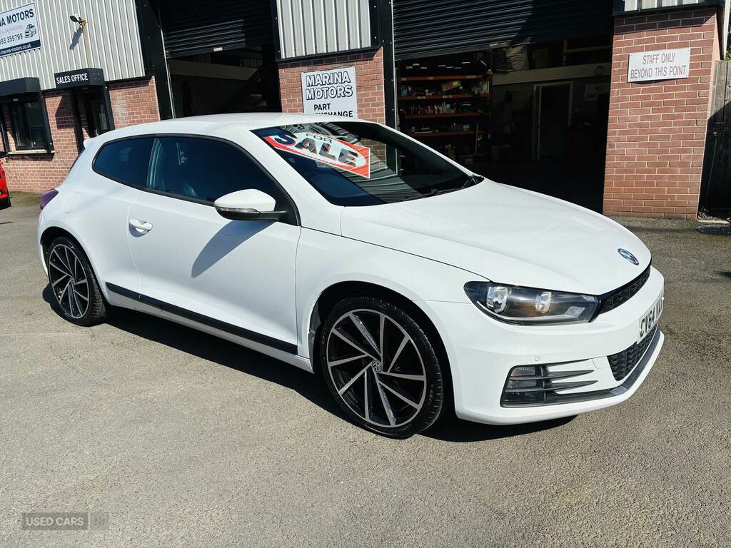 Volkswagen Scirocco 2.0 Tdi Bluemotion Tech Gt White