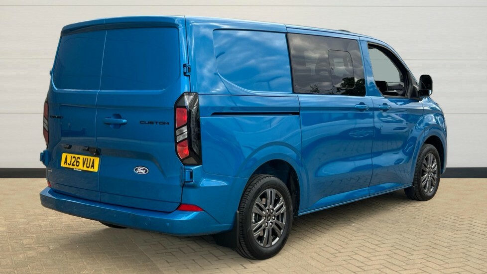Ford Transit Custom Transit Custom 2.5 Phev 232Ps H1 Double Cab Van Li Blue #3