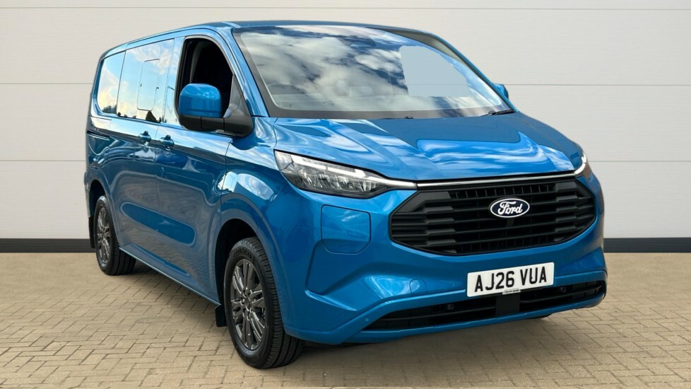Ford Transit Custom Transit Custom 2.5 Phev 232Ps H1 Double Cab Van Li Blue