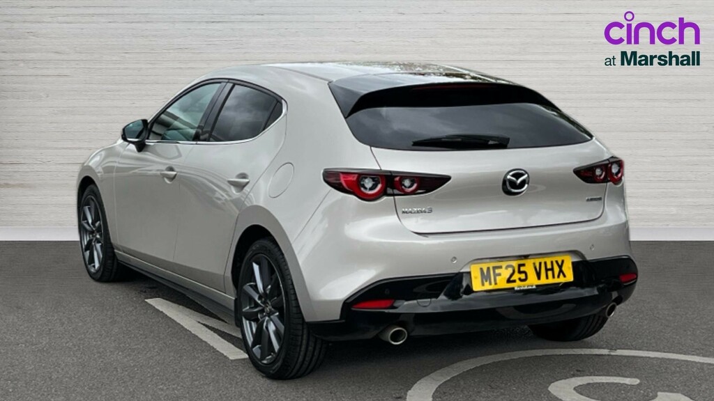 Mazda 3 3 2.5 E-skyactiv G Mhev 140 Exclusive-line Aut Silver #5