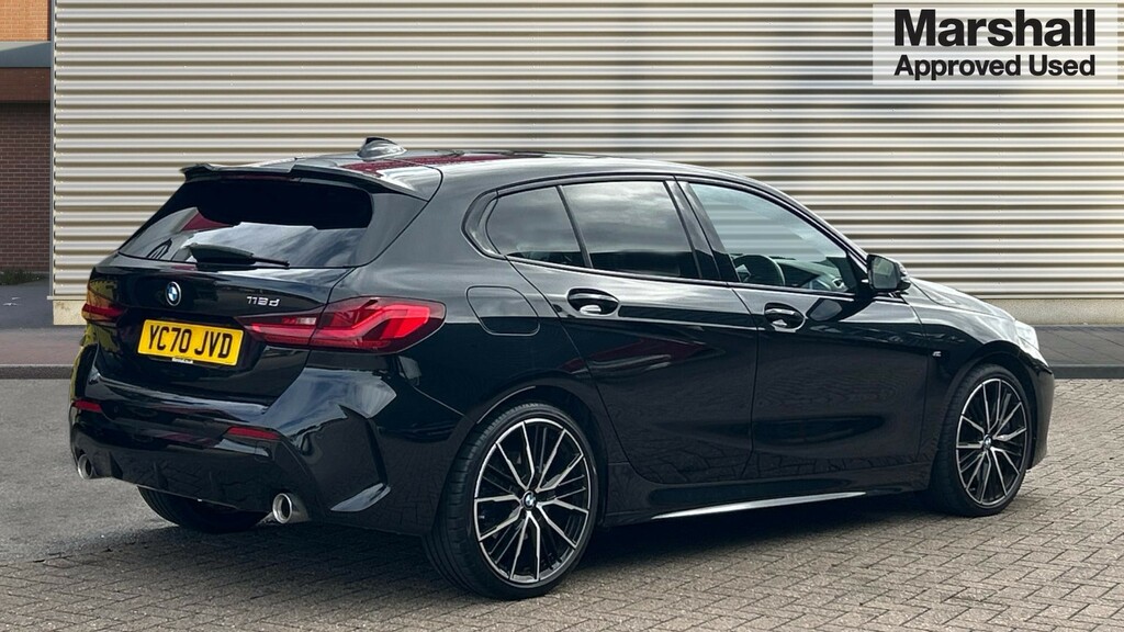 BMW 1 Series 1 Series 118D M Sport Step YC70JVD Black #3