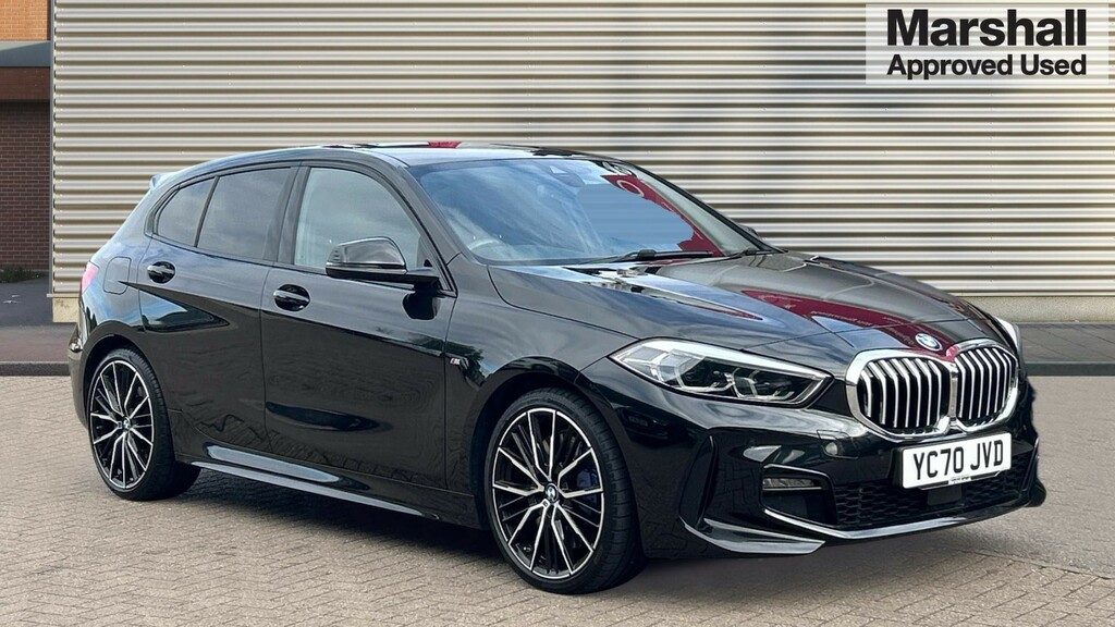 BMW 1 Series 1 Series 118D M Sport Step YC70JVD Black