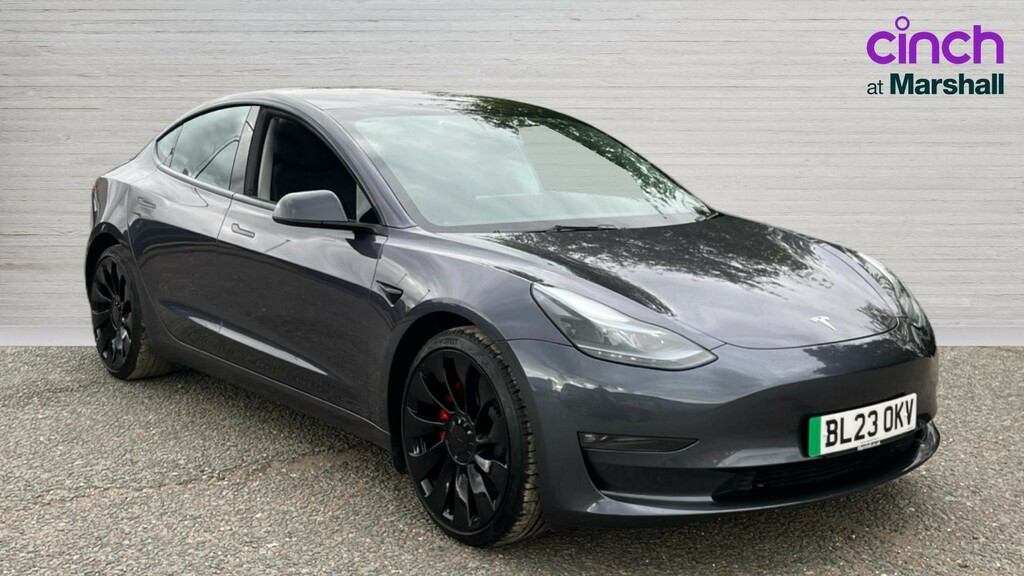 Tesla Model 3 Model 3 Performance Awd Performance Upgrade Grey
