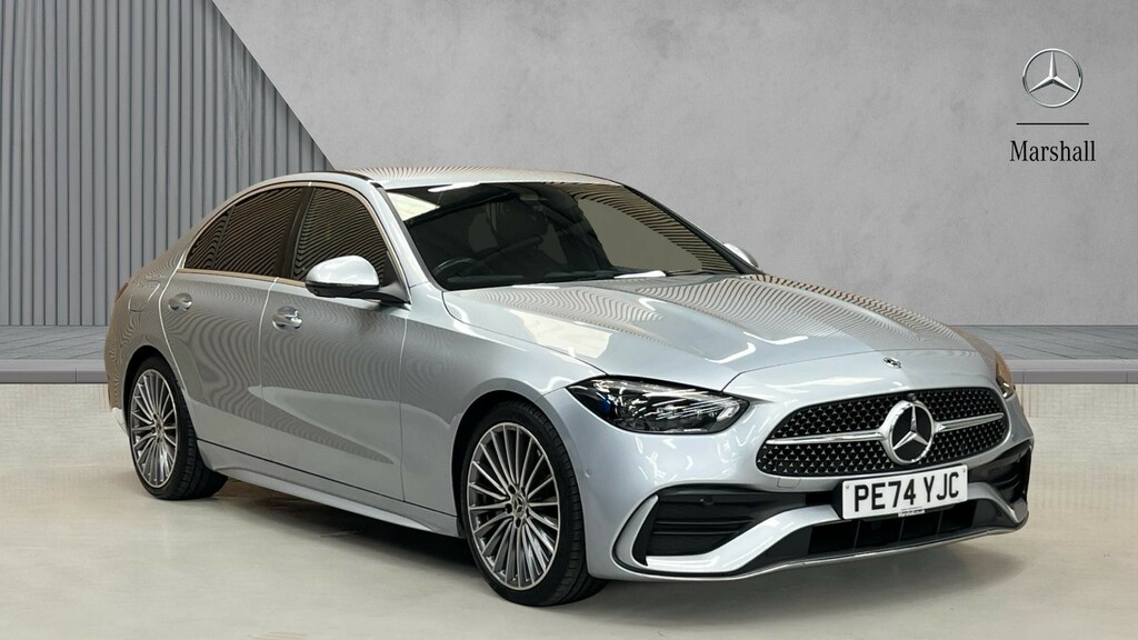 Mercedes-Benz C Class C Class C220d Amg Line Premium Pan Roof 9G-t Silver
