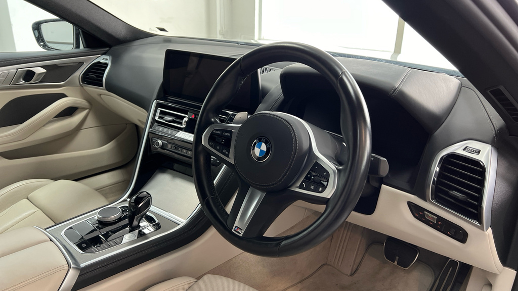 BMW 8 Series 8 Series 840I M Sport White #6