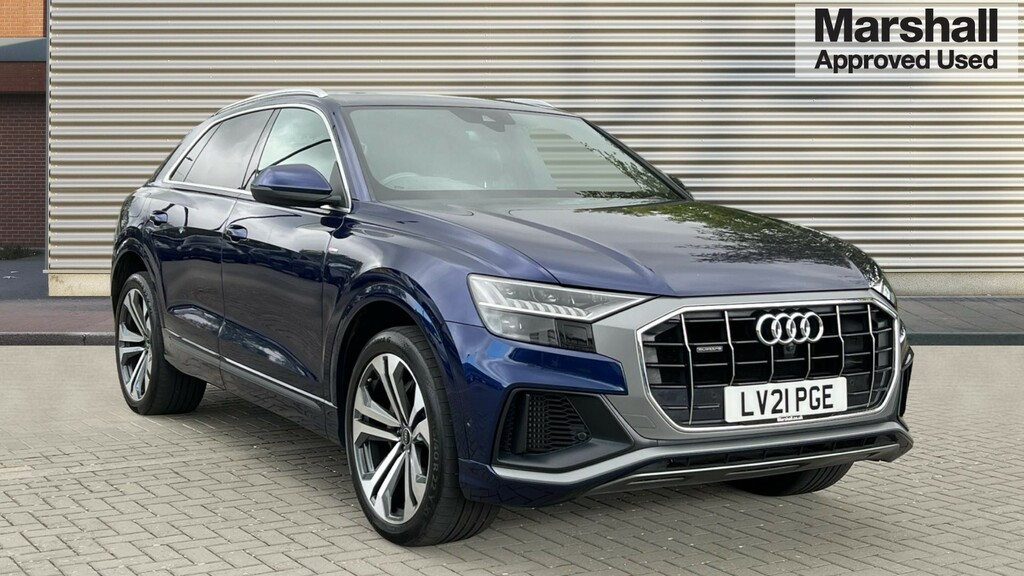 Audi Q8 Q8 55 Tfsi Quattro S Line Tiptronic Leather Blue