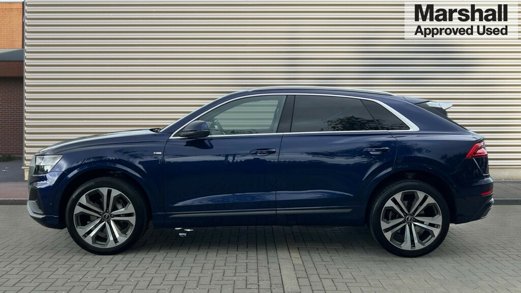Audi Q8 Q8 55 Tfsi Quattro S Line Tiptronic Leather Blue #6