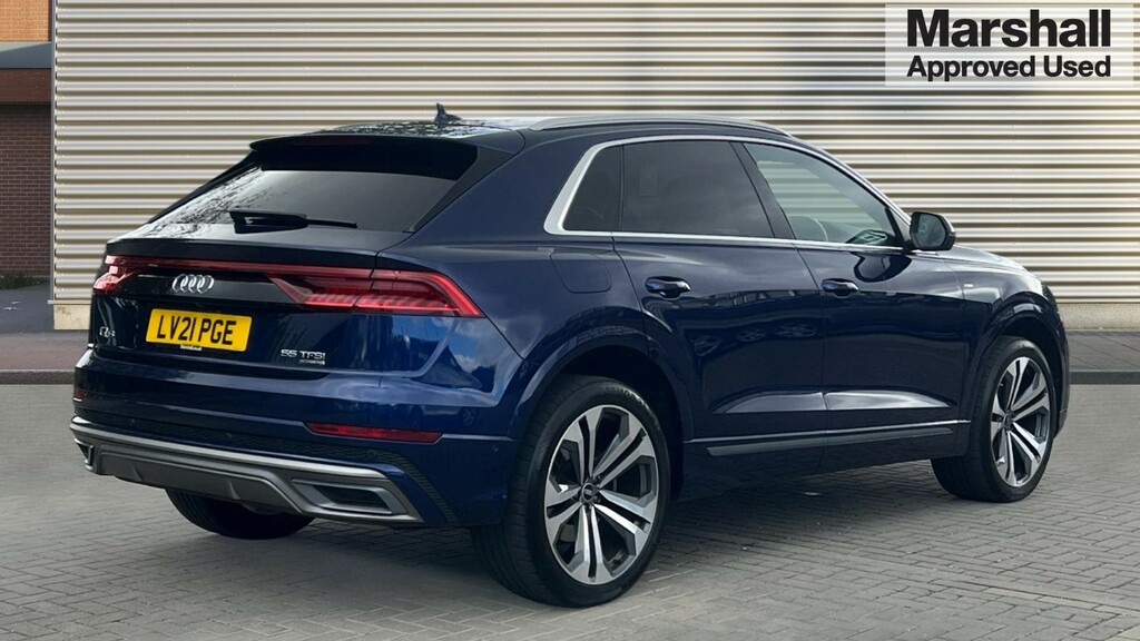 Audi Q8 Q8 55 Tfsi Quattro S Line Tiptronic Leather Blue #3