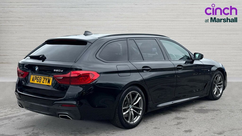 BMW 5 Series 5 Series 520D M Sport Black #3