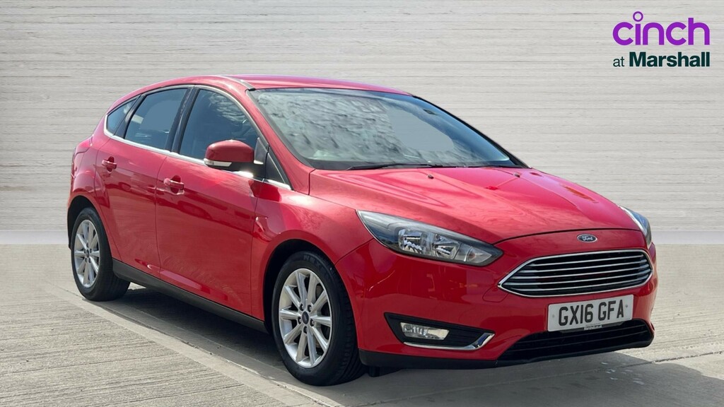 Ford Focus Focus 1.6 125 Titanium Navigation Powershift Red
