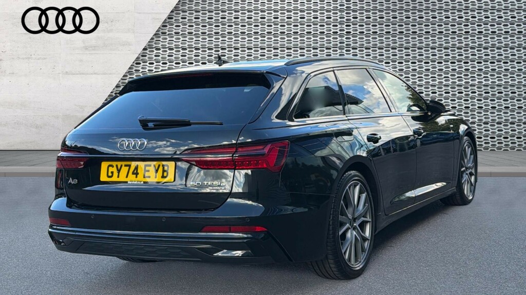 Audi A6 Saloon A6 50 Tfsi E Quattro Black Edition S Tronic Black #3