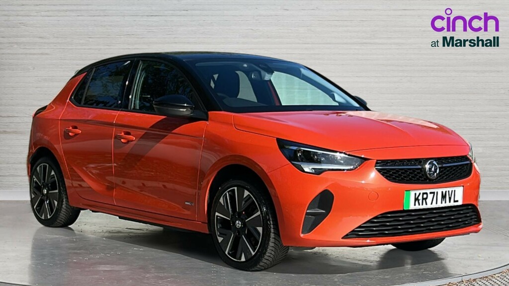 Vauxhall Corsa-e Corsa 100Kw Griffin 50Kwh 7.4Kwch Orange