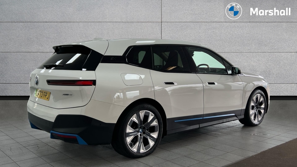 BMW iX Ix 240Kw Xdrive40 Sport 76.6Kwh White #3