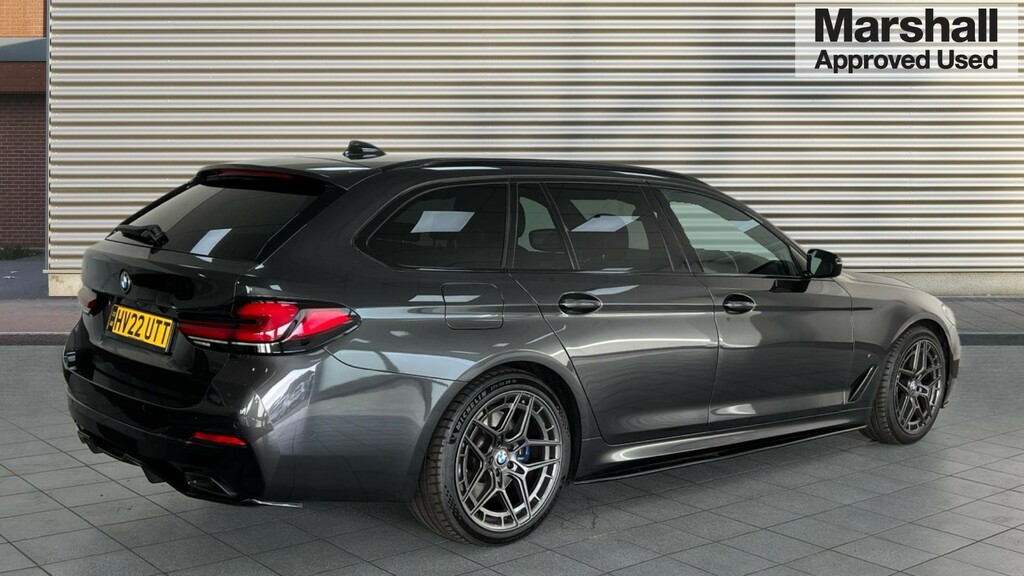 BMW 5 Series 520I Mht M Sport Step Blue #1