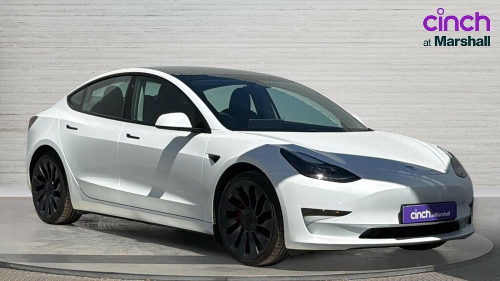 Tesla Model 3 Model 3 Performance Awd Performance Upgrade White