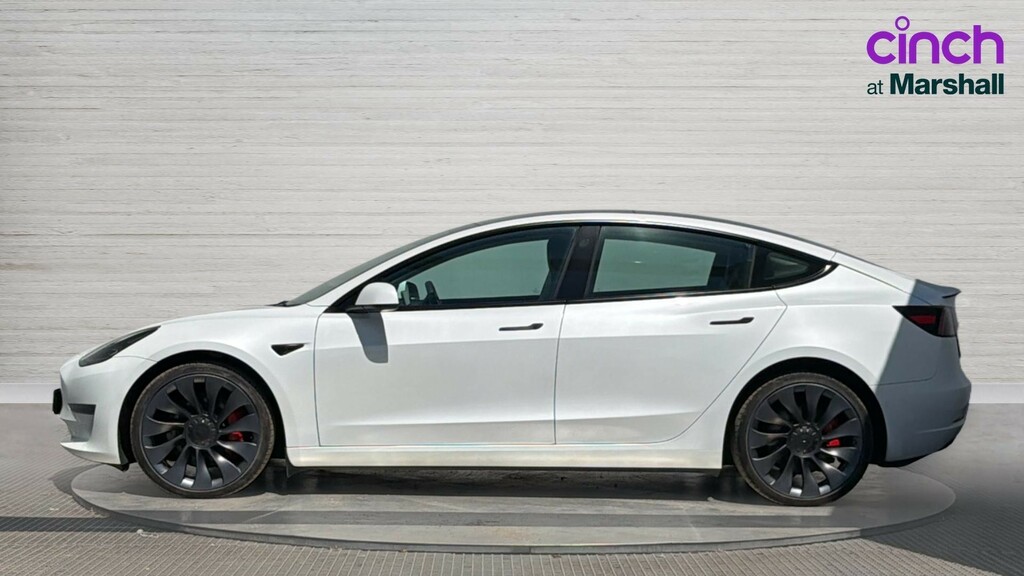 Tesla Model 3 Model 3 Performance Awd Performance Upgrade White #6