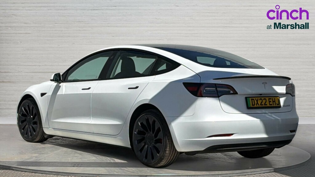 Tesla Model 3 Model 3 Performance Awd Performance Upgrade White #5