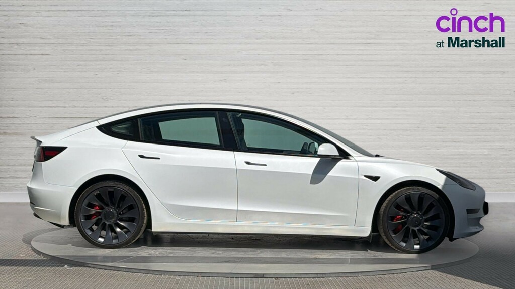 Tesla Model 3 Model 3 Performance Awd Performance Upgrade White #2