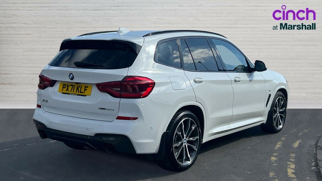 BMW X3 X3 Xdrive30d Mht M Sport Techplus Pk White #3