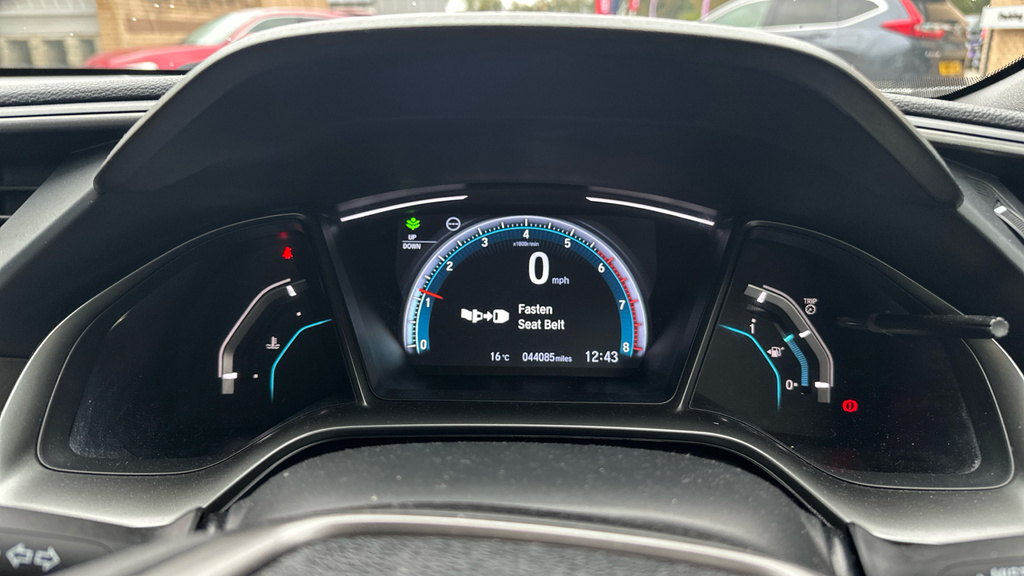 Honda Civic 1.6 I-dtec Ex Euro 6 Ss White #13