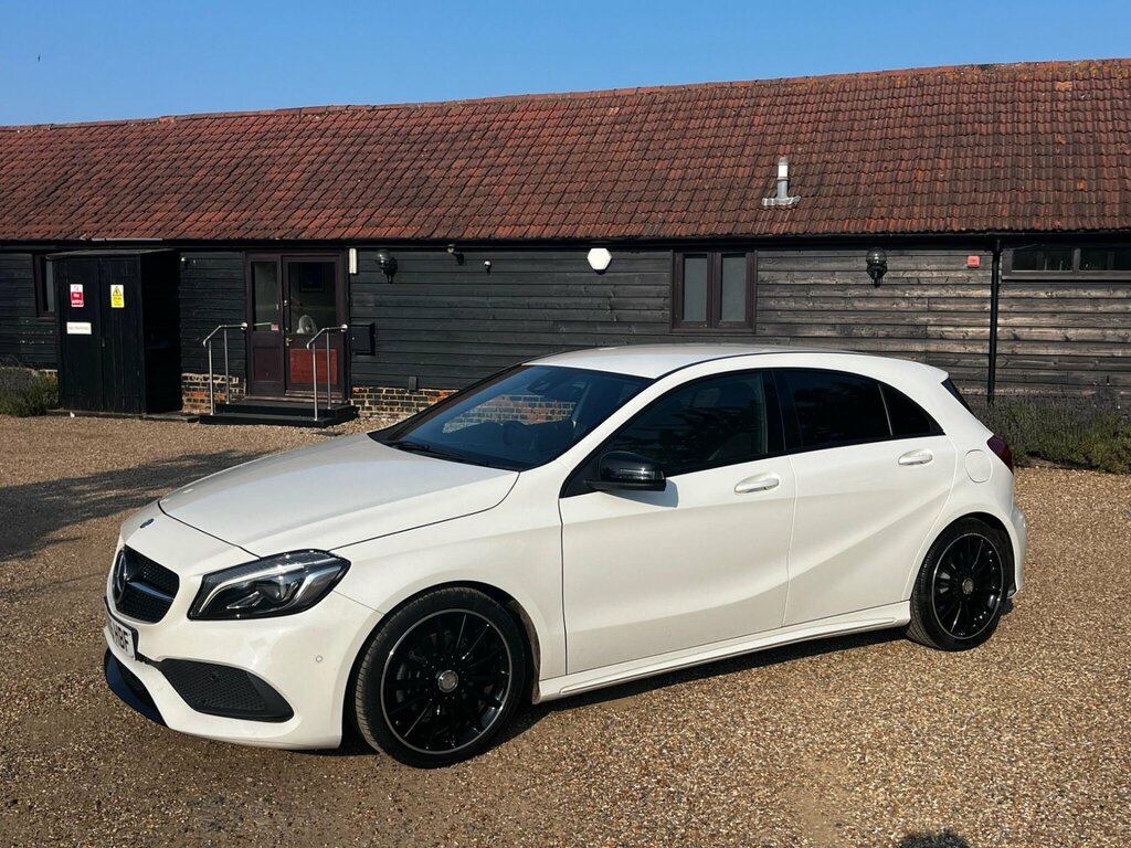 Mercedes-Benz A Class 1.5 A180d Amg Line Premium Hatchback White #6