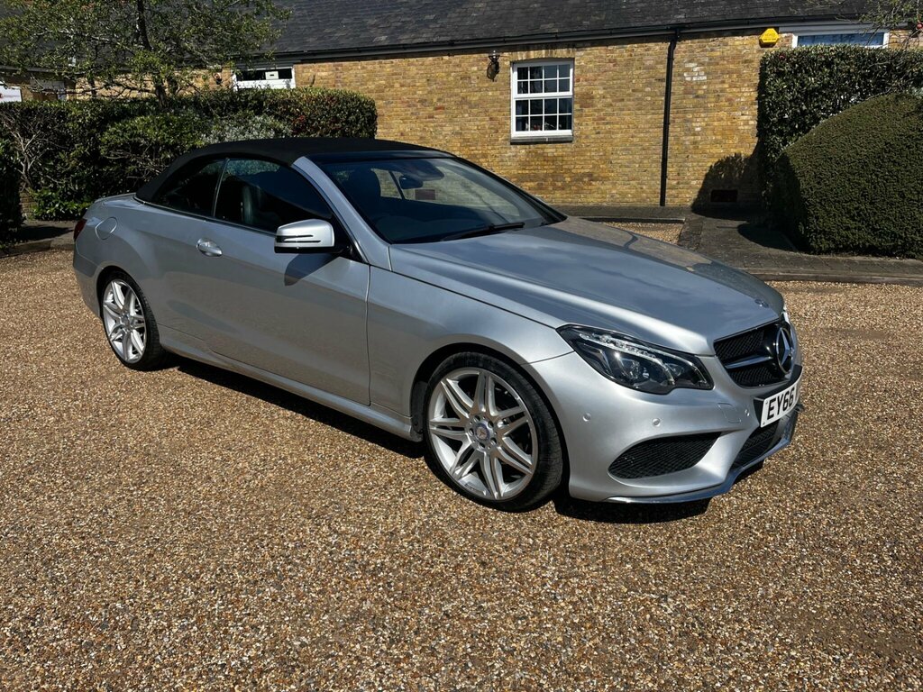 Mercedes-Benz E Class 2.1 E220d Amg Line Edition Cabriolet G- Silver #3