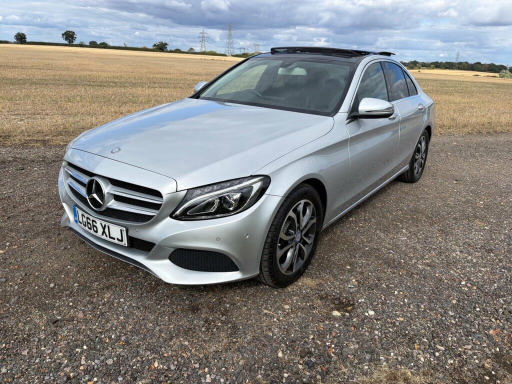 Mercedes-Benz C Class 1.6 C200d Sport Premium Saloon G-tron Silver