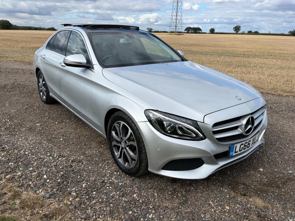 Mercedes-Benz C Class 1.6 C200d Sport Premium Saloon G-tron Silver #4