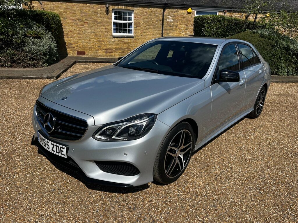 Mercedes-Benz E Class 2.1 E220 Bluetec Amg Night Edition Saloon Dies Silver