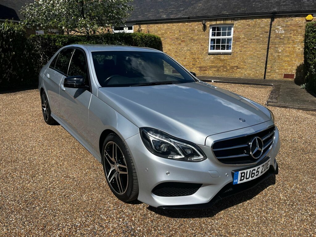 Mercedes-Benz E Class 2.1 E220 Bluetec Amg Night Edition Saloon Dies Silver #3