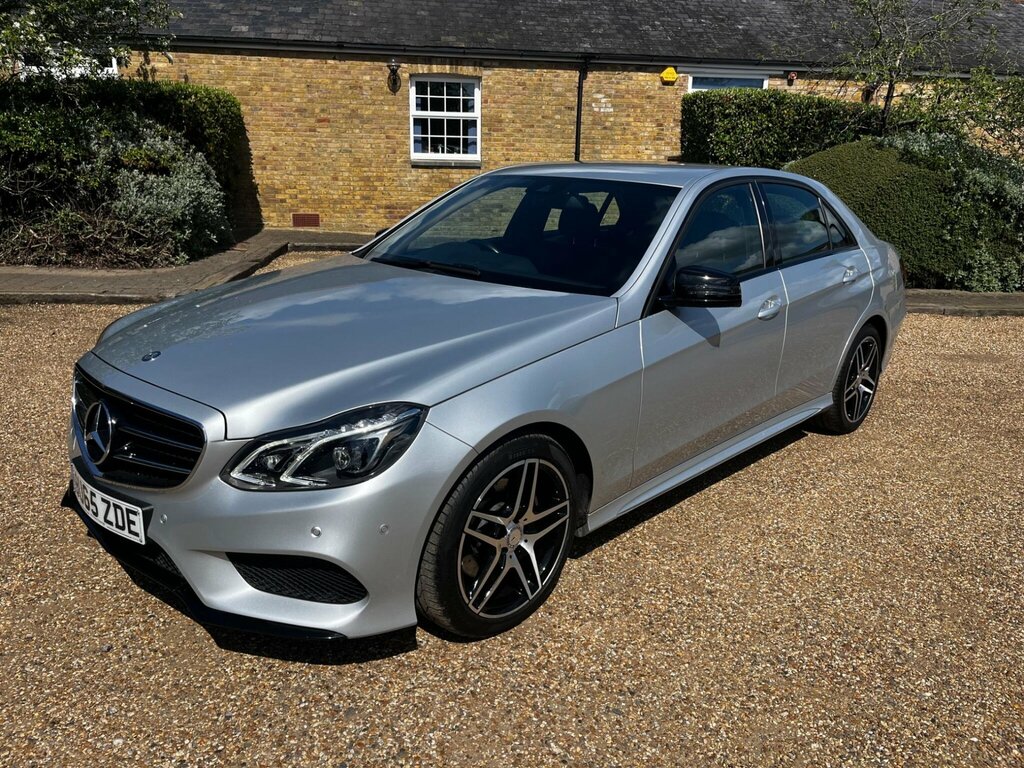 Mercedes-Benz E Class 2.1 E220 Bluetec Amg Night Edition Saloon Dies Silver #5
