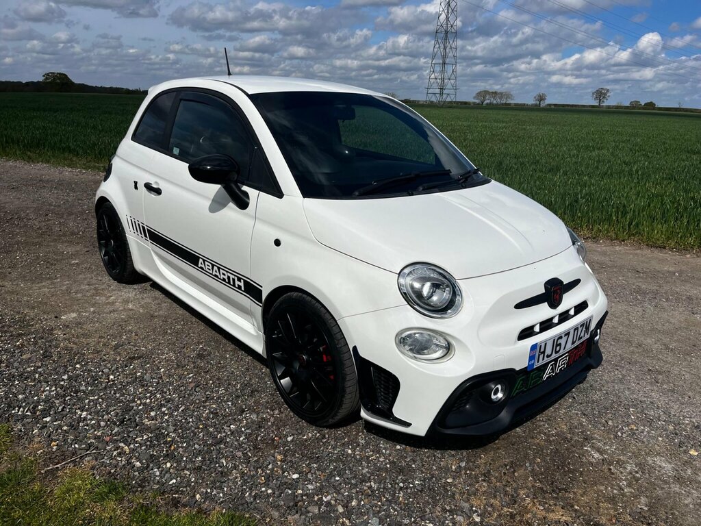 Abarth 595 1.4 T-jet Trofeo Hatchback Euro White #3