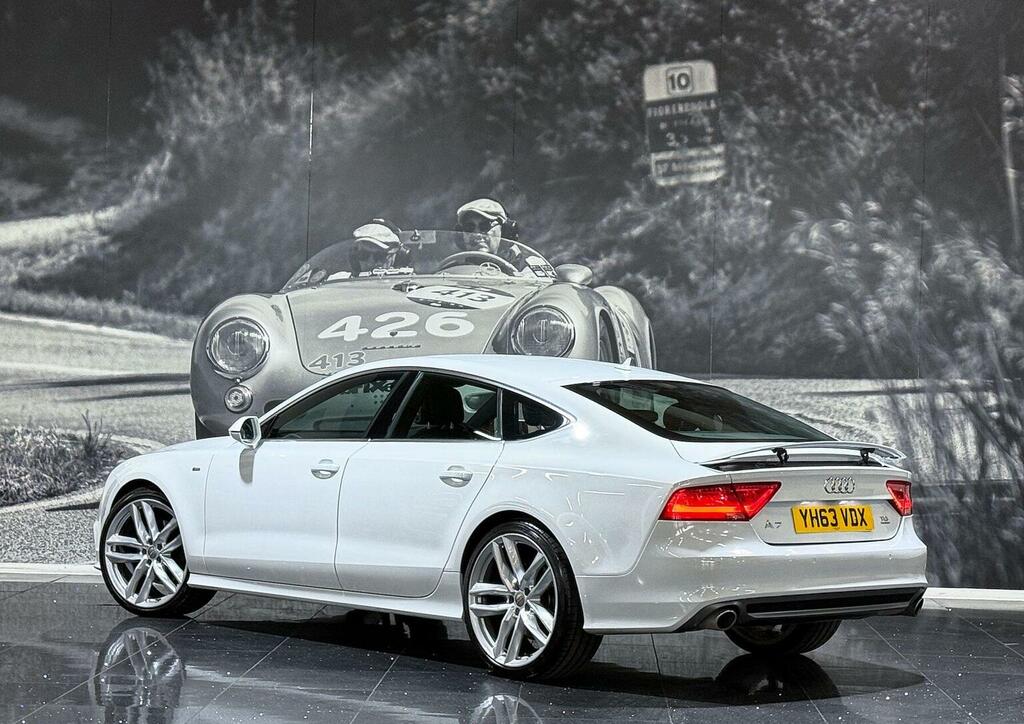 Audi A7 Hatchback 3.0 Tdi V6 S Line Sportback S Tronic Qua White #3