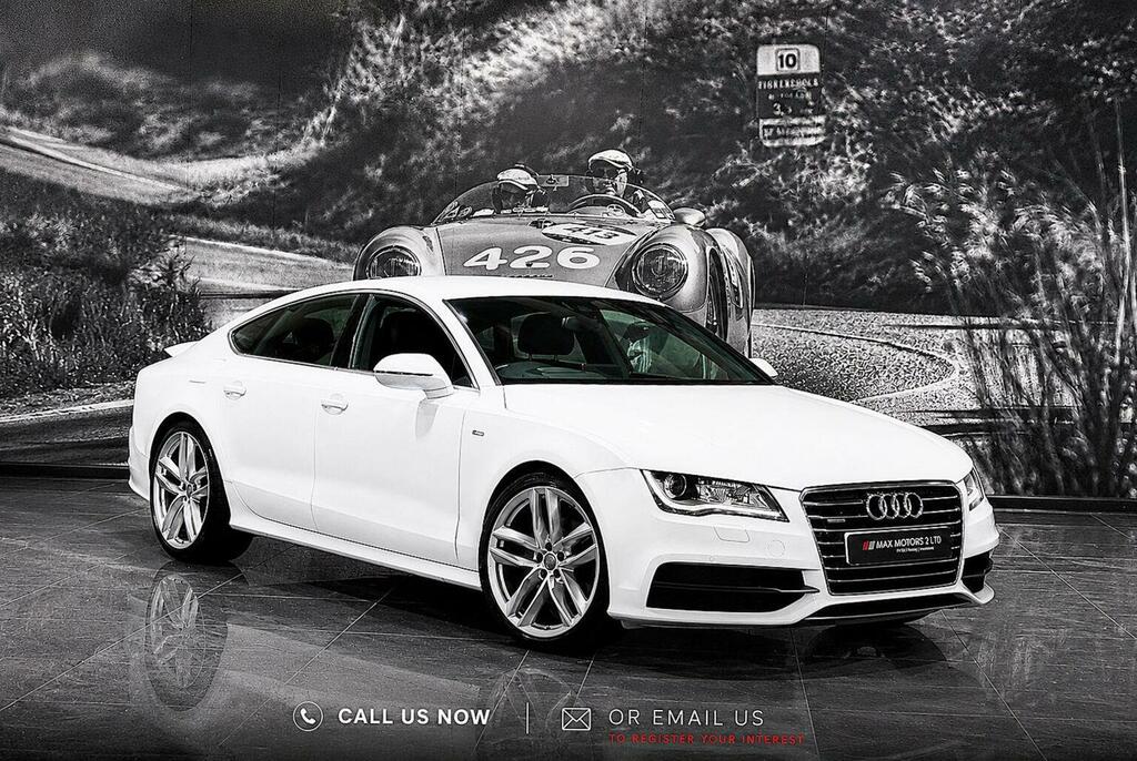 Audi A7 Hatchback 3.0 Tdi V6 S Line Sportback S Tronic Qua White