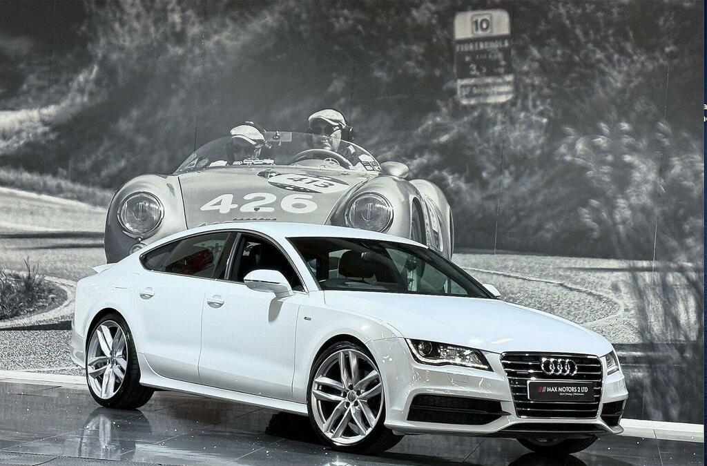 Audi A7 Hatchback 3.0 Tdi V6 S Line Sportback S Tronic Qua White #6