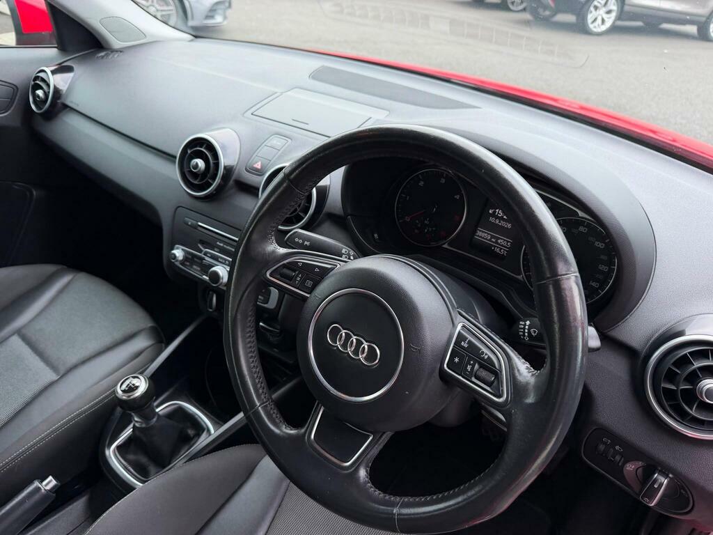 Audi A1 1.6 Tdi Sport Sportback Euro 6 S S Red #6