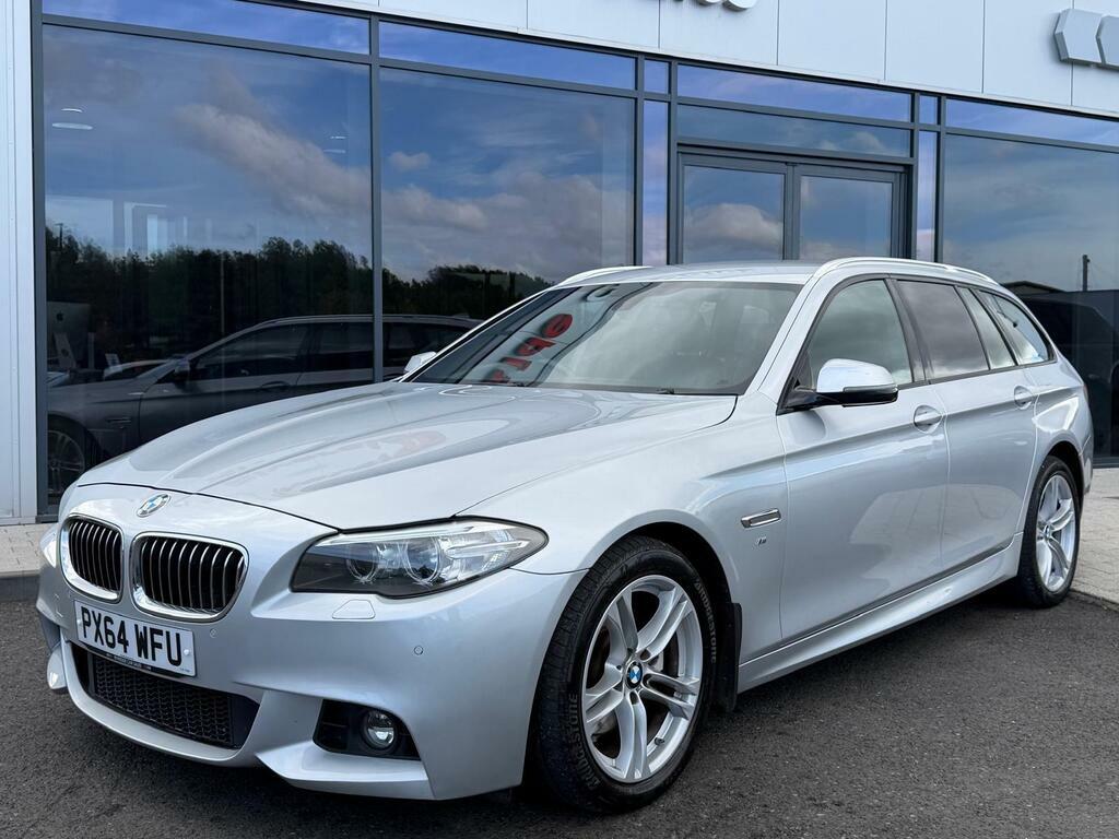 BMW 5 Series 2.0 520D M Sport Touring Euro 6 S S Silver