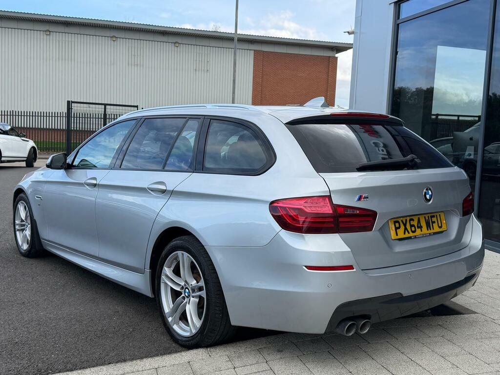 BMW 5 Series 2.0 520D M Sport Touring Euro 6 S S Silver #5