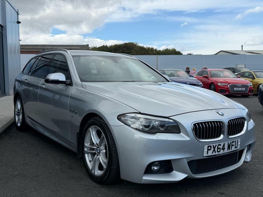 BMW 5 Series 2.0 520D M Sport Touring Euro 6 S S Silver #3